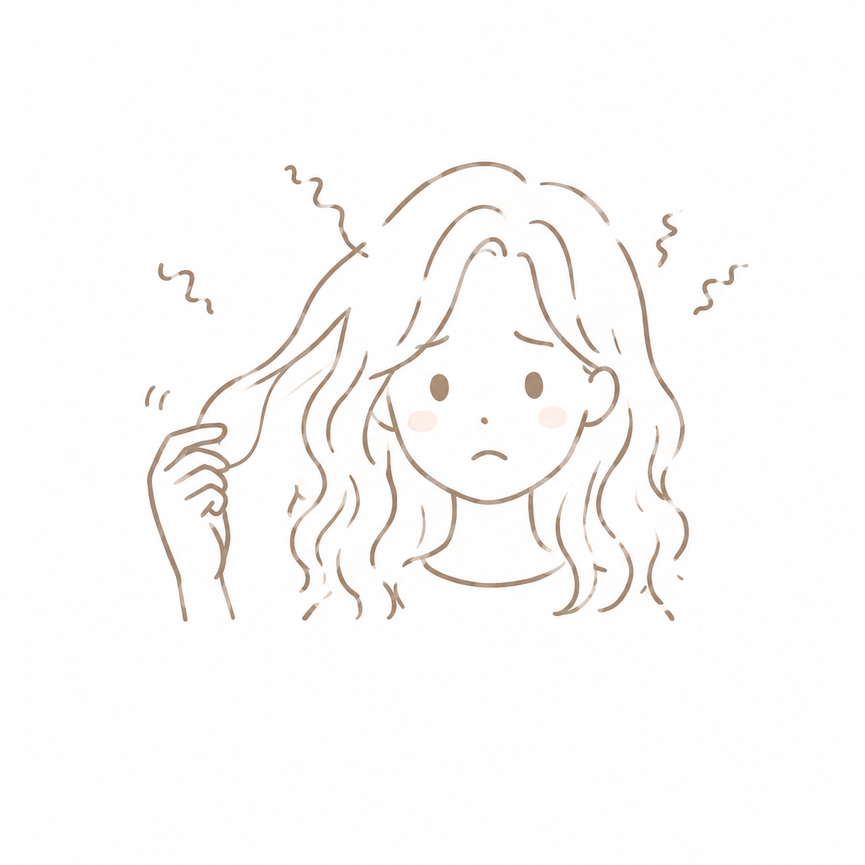 くせ毛やうねりのお悩み